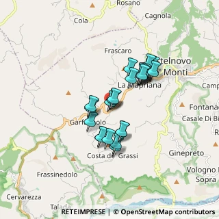 Mappa Via Sparavalle, 42035 Castelnovo Ne' Monti RE, Italia (1.33333)
