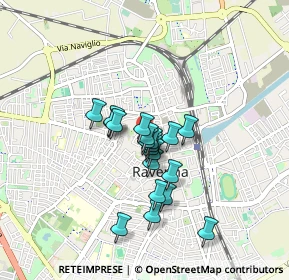 Mappa Via Pellegrino Matteucci, 48121 Ravenna RA, Italia (0.6255)
