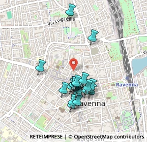 Mappa Via Pellegrino Matteucci, 48121 Ravenna RA, Italia (0.397)
