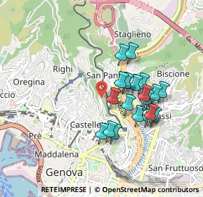 Mappa Via S. Pantaleo, 16137 Genova GE, Italia (0.766)