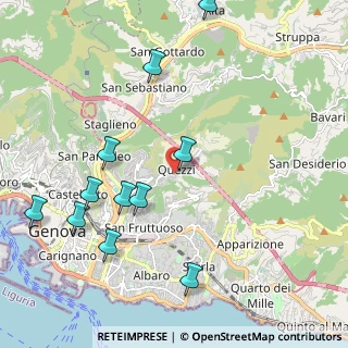 Mappa Via Ammarengo, 16144 Genova GE, Italia (2.42091)