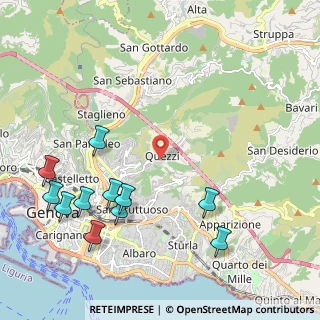 Mappa Via Ammarengo, 16144 Genova GE, Italia (2.61636)