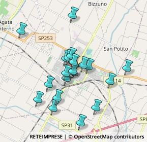 Mappa Piazza Fabrizio Trisi, 48022 Lugo RA, Italia (1.5785)