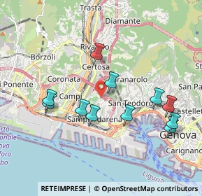 Mappa Corso Belvedere, 16149 Genova GE, Italia (1.89364)