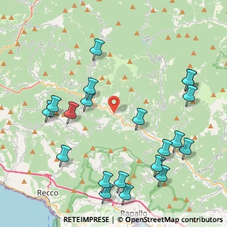 Mappa Vico Caterina Bordo, 16047 Moconesi GE, Italia (5.2205)