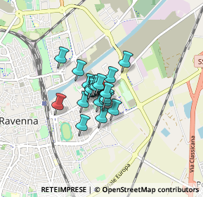 Mappa Via Dignano, 48122 Ravenna RA, Italia (0.4185)