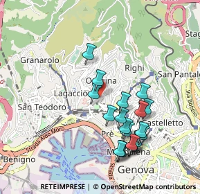 Mappa Passo della Lodola, 16134 Genova GE, Italia (0.9585)