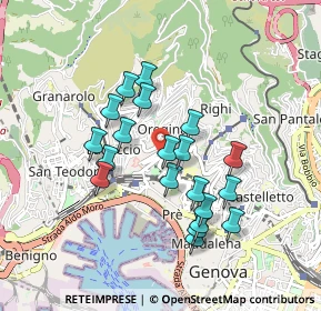 Mappa Passo della Lodola, 16134 Genova GE, Italia (0.7965)