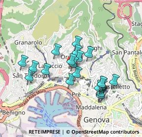 Mappa Passo della Lodola, 16134 Genova GE, Italia (0.7765)