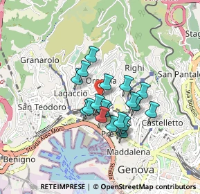 Mappa Passo della Lodola, 16134 Genova GE, Italia (0.6475)