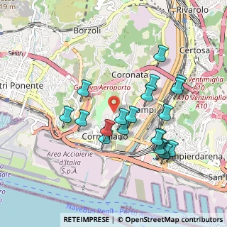 Mappa 16152 Genova GE, Italia (0.917)