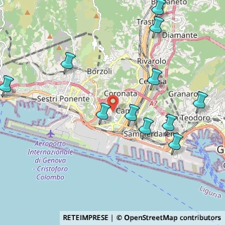 Mappa 16152 Genova GE, Italia (2.45909)