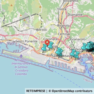 Mappa 16152 Genova GE, Italia (3.205)