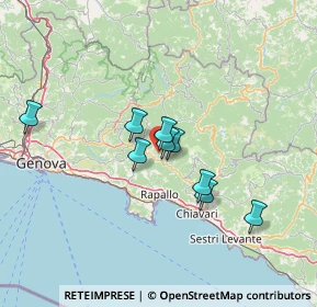 Mappa Via Cornaro, 16047 Moconesi GE, Italia (20.3)