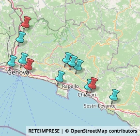 Mappa Via Cornaro, 16047 Moconesi GE, Italia (16.005)