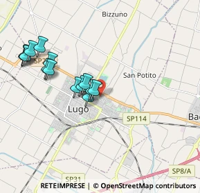 Mappa Via dei Carracci, 48022 Lugo RA, Italia (1.92)