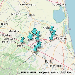 Mappa Via G. Matteotti, 48022 Lugo RA, Italia (9.93571)