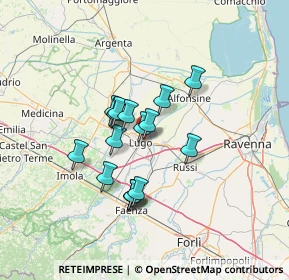 Mappa Via dei Carracci, 48022 Lugo RA, Italia (10.23438)