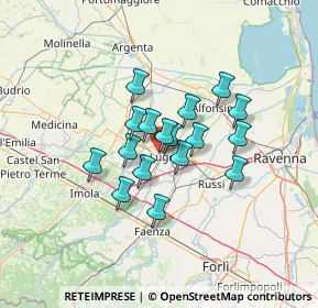 Mappa Via Massimo D'Azeglio, 48022 Lugo RA, Italia (9.53412)