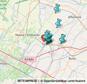 Mappa Via Massimo D'Azeglio, 48022 Lugo RA, Italia (3.57273)