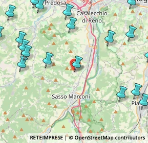 Mappa Via Montechiaro, 40037 Sasso Marconi BO, Italia (6.3495)