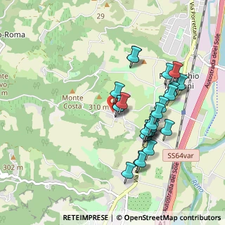 Mappa Via Montechiaro, 40037 Sasso Marconi BO, Italia (0.9037)