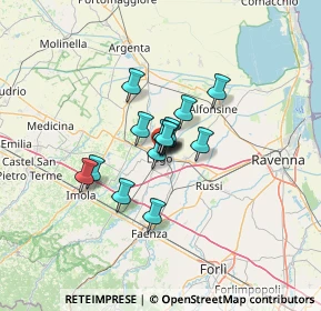 Mappa Piazza 13 Giugno, 48022 Lugo RA, Italia (7.50333)