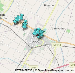 Mappa Piazza 13 Giugno, 48022 Lugo RA, Italia (1.41714)