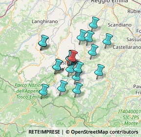 Mappa Via Bismantova, 42035 Castelnovo Ne' Monti RE, Italia (9.7775)