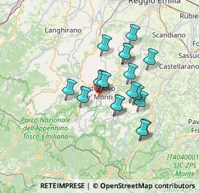 Mappa Via Bismantova, 42035 Castelnovo Ne' Monti RE, Italia (10.66944)