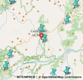 Mappa Via Bismantova, 42035 Castelnovo Ne' Monti RE, Italia (6.72636)