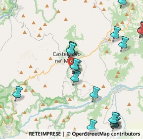 Mappa Via Bismantova, 42035 Castelnovo Ne' Monti RE, Italia (5.521)