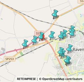 Mappa Via della Merenda, 48124 Ravenna RA, Italia (2.08)