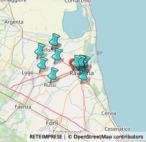 Mappa Via della Merenda, 48010 Ravenna RA, Italia (7.88833)