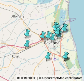 Mappa Via della Merenda, 48010 Ravenna RA, Italia (6.48944)