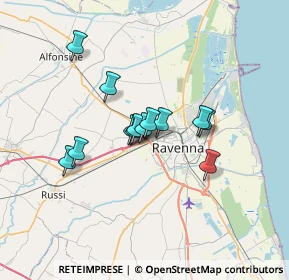 Mappa Via della Merenda, 48010 Ravenna RA, Italia (4.80231)