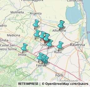 Mappa Via Edoardo Manet, 48022 Lugo RA, Italia (9.86462)