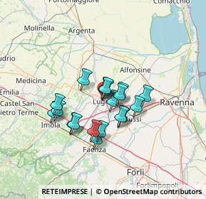 Mappa Via Edoardo Manet, 48022 Lugo RA, Italia (9.89)