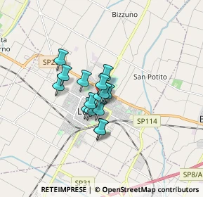 Mappa Via Edoardo Manet, 48022 Lugo RA, Italia (0.99667)