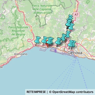 Mappa Via Nicoloso da Recco, 16156 Genova GE, Italia (6.71778)