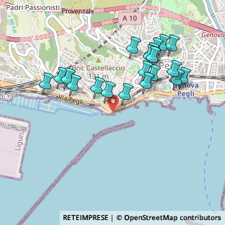 Mappa Via Nicoloso da Recco, 16156 Genova GE, Italia (0.5055)