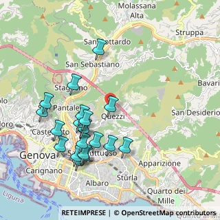 Mappa Via Calcinara, 16144 Genova GE, Italia (2.0495)