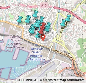 Mappa Via Monterotondo, 16154 Genova GE, Italia (0.354)