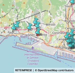 Mappa Via Monterotondo, 16154 Genova GE, Italia (2.76563)