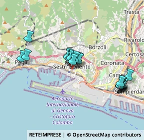 Mappa Via Monterotondo, 16154 Genova GE, Italia (1.6975)