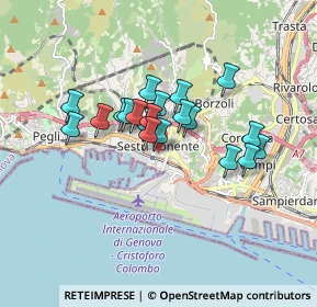 Mappa Via Monterotondo, 16154 Genova GE, Italia (1.278)