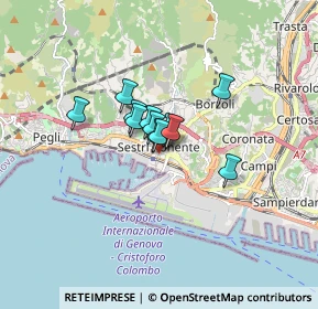 Mappa Via Monterotondo, 16154 Genova GE, Italia (0.87583)
