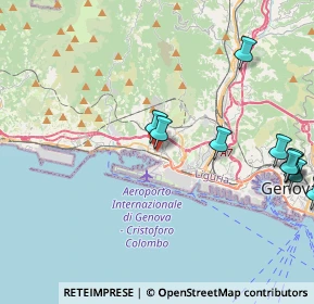 Mappa Via Monterotondo, 16154 Genova GE, Italia (5.36182)