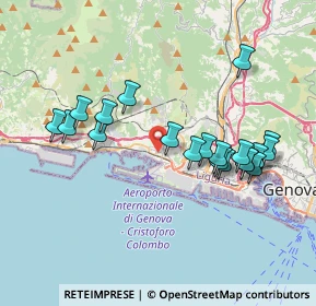 Mappa Via Monterotondo, 16154 Genova GE, Italia (3.771)