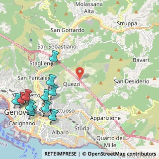 Mappa Via Giovanni Daneo, 16144 Genova GE, Italia (2.93917)